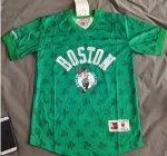 Maillot de Basket Boston Celtics Mitchell & Ness manche courte basketball Vert